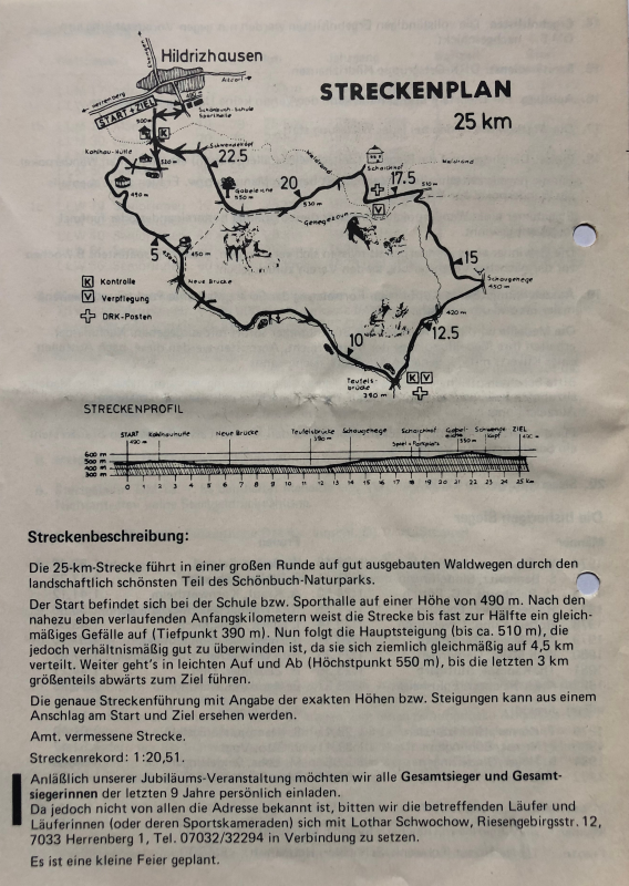 Dieser Streckenplan hatte bis 1984 Bestand